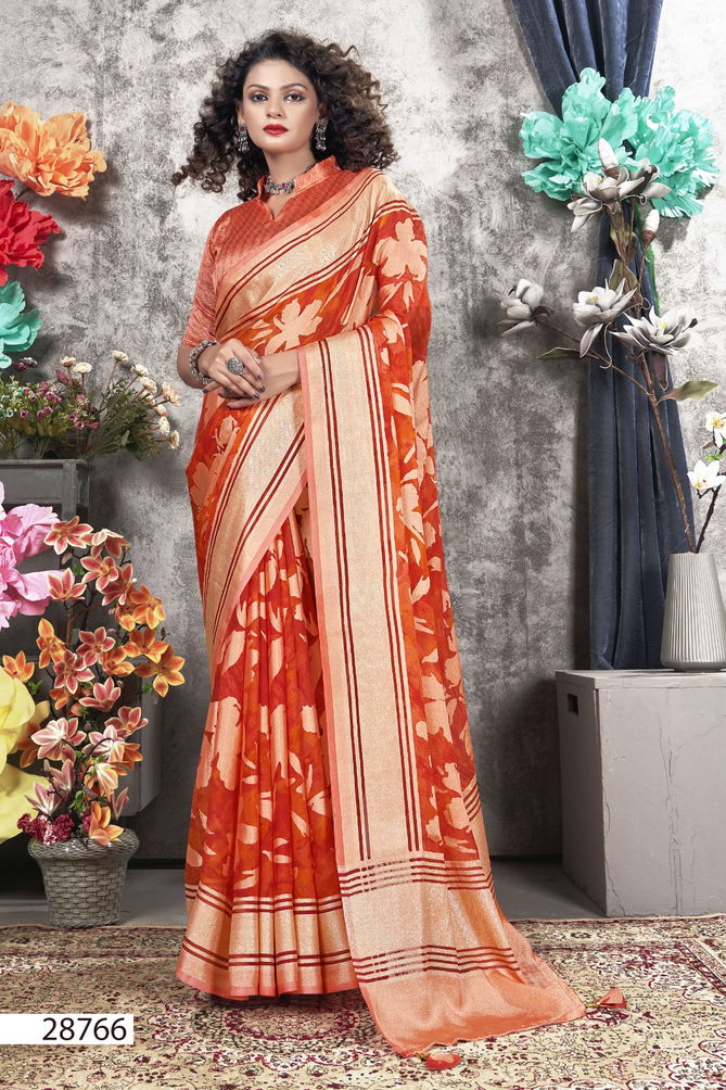 Veda Vol 2 By Vallabhi Brasso Printed Sarees Wholesale Suppliers In Mumbai
